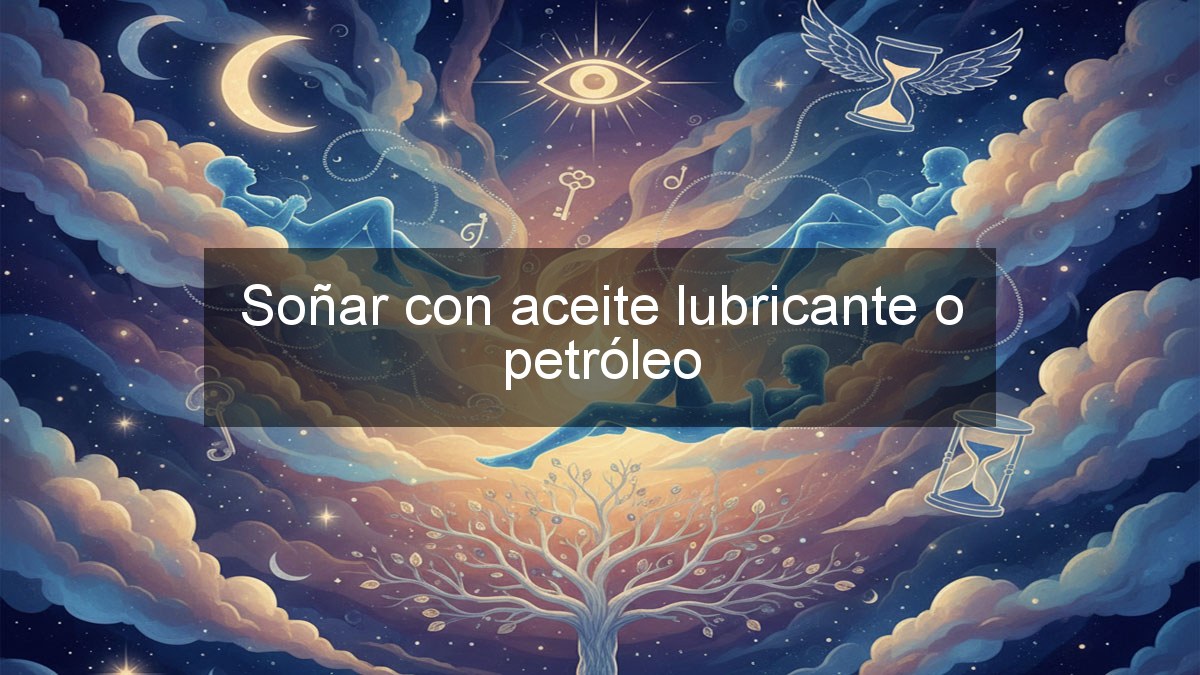 Significado de soñar con aceite lubricante o petróleo