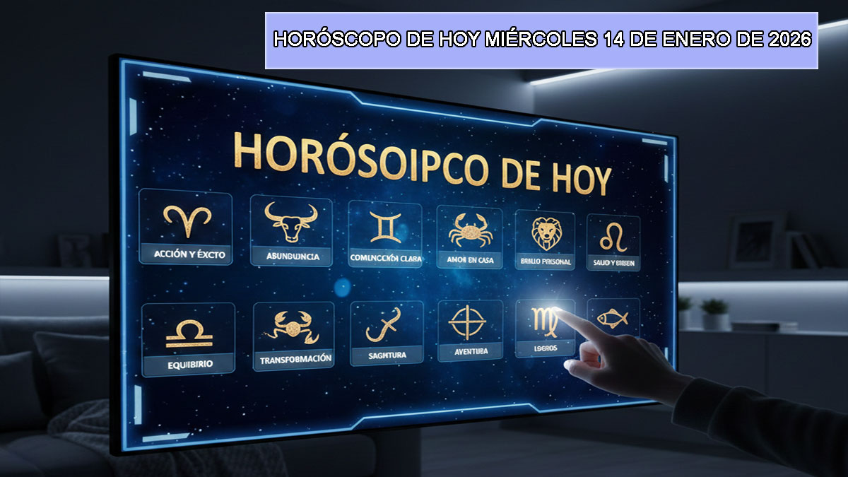 Horóscopo de hoy miércoles 14 de enero de 2026: estabilidad, calma y decisiones con sentido