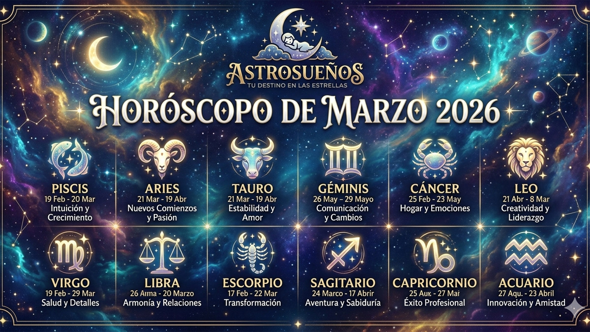 Horóscopo de Marzo 2026