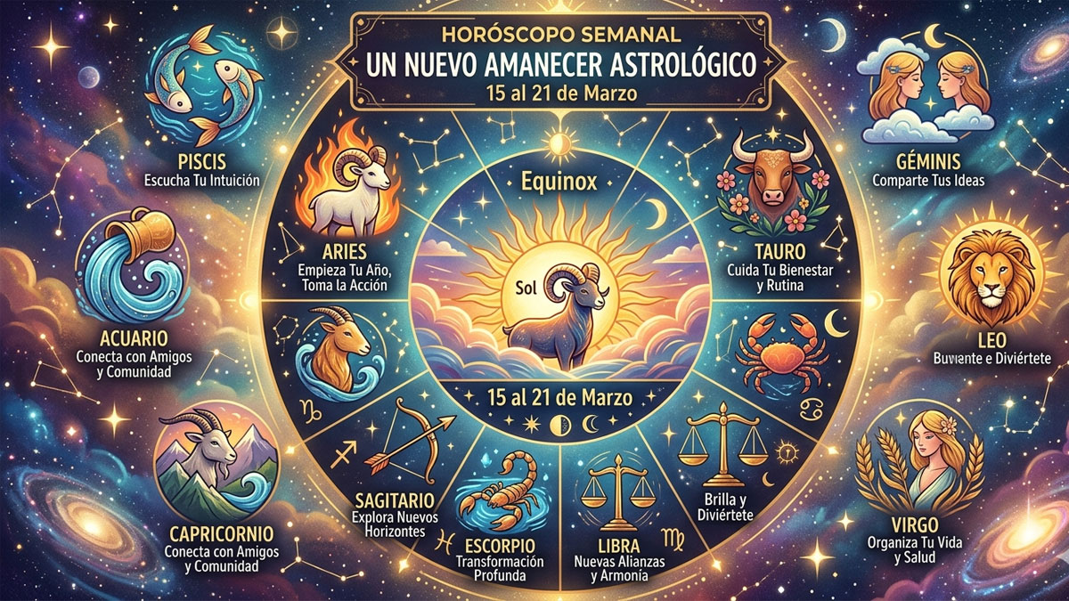 Horóscopo Semanal del 15 al 21 de marzo